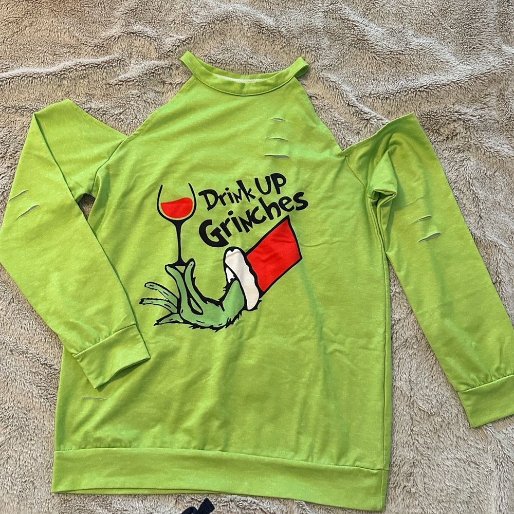 Drink up Grinches festive T